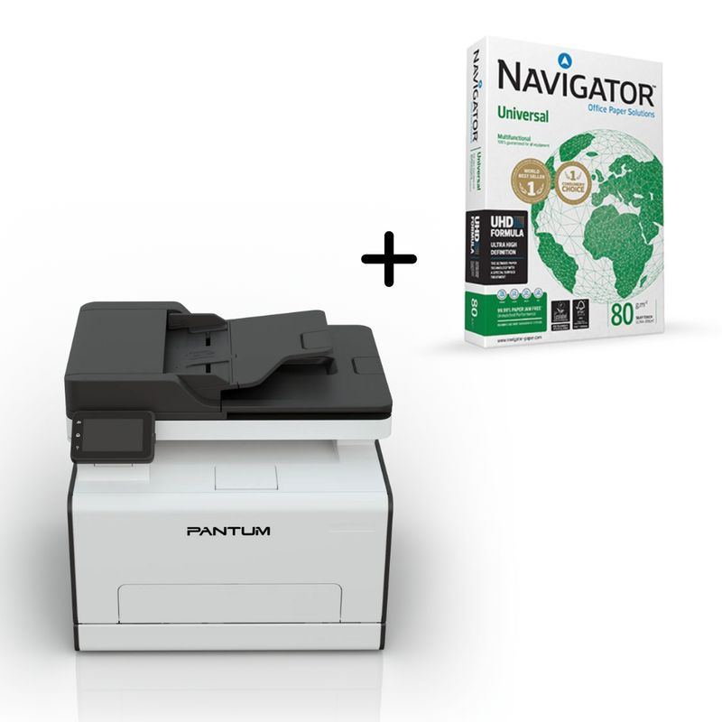 Pantum CM2105ADW Colour Laser 3 in 1 Multi Function Printer + Paper Combo