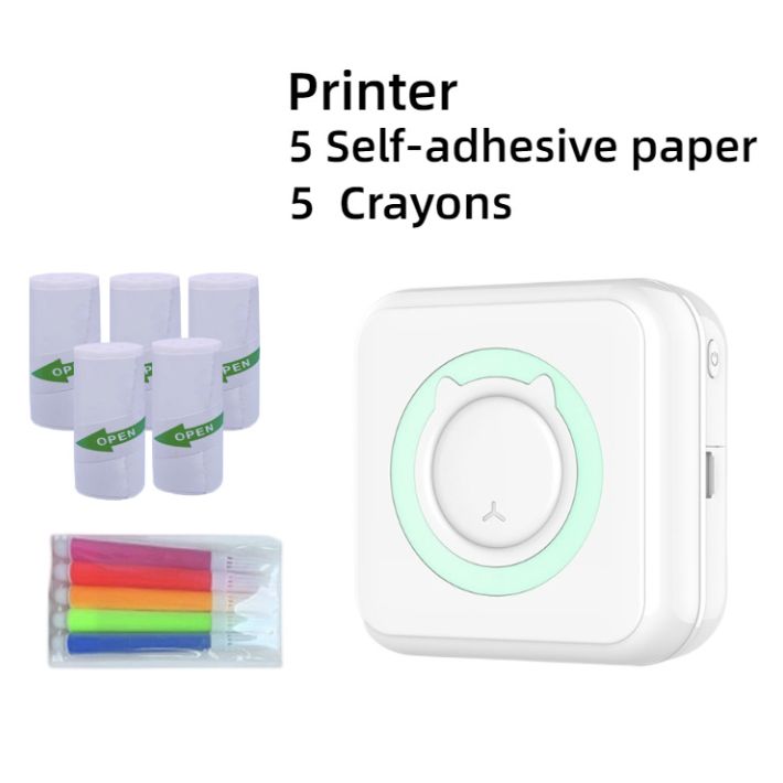 C15 Portable Handheld Thermal Label Printer Bundle with Bluetooth