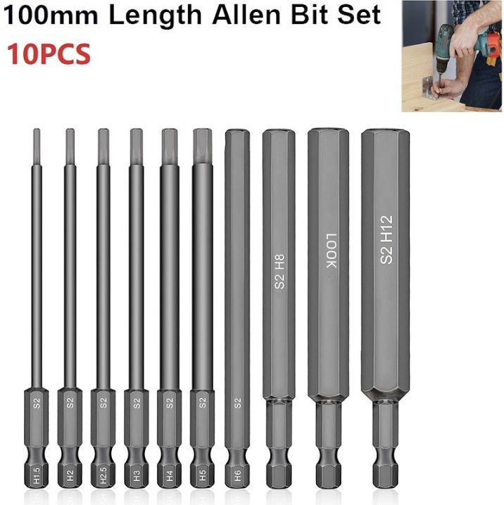 Electric Hex Head Screwdriver Magnetic Wrench Socket Set