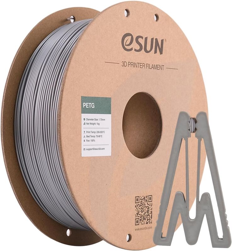 eSUN PETG Filament - 1.75mm Silver