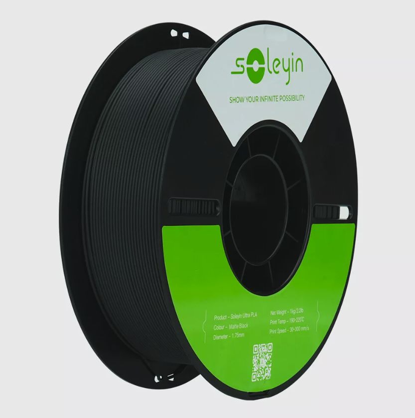 Creality Soleyin Ultra PLA -  Matt Black 1Kg