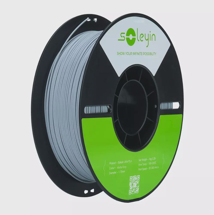 Creality Soleyin Ultra PLA -  Matt Grey 1Kg