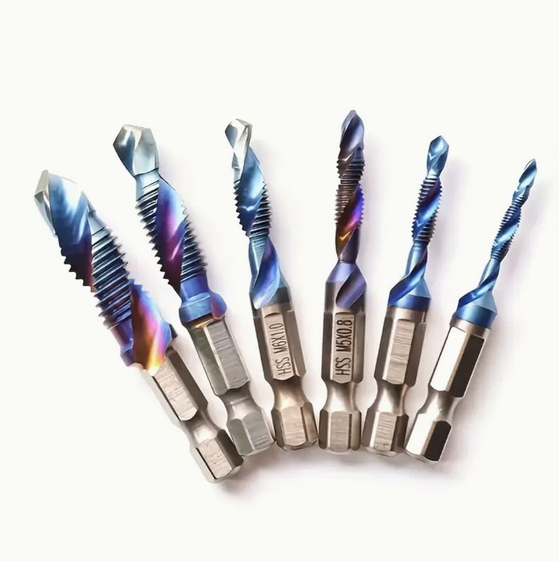 Metric Tap Drill Bits - 6 Piece