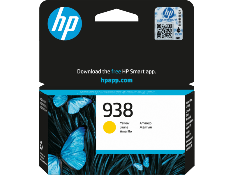 HP 938 Yellow Cartridge Original