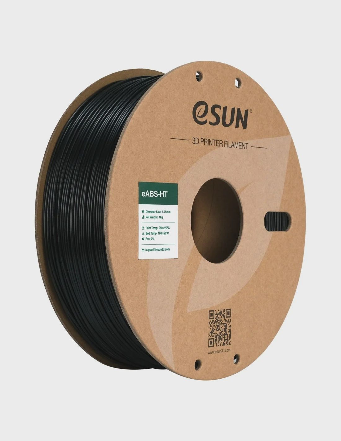 eSun eABS-HT High Temperature Filament - 1.75mm Black 1kg