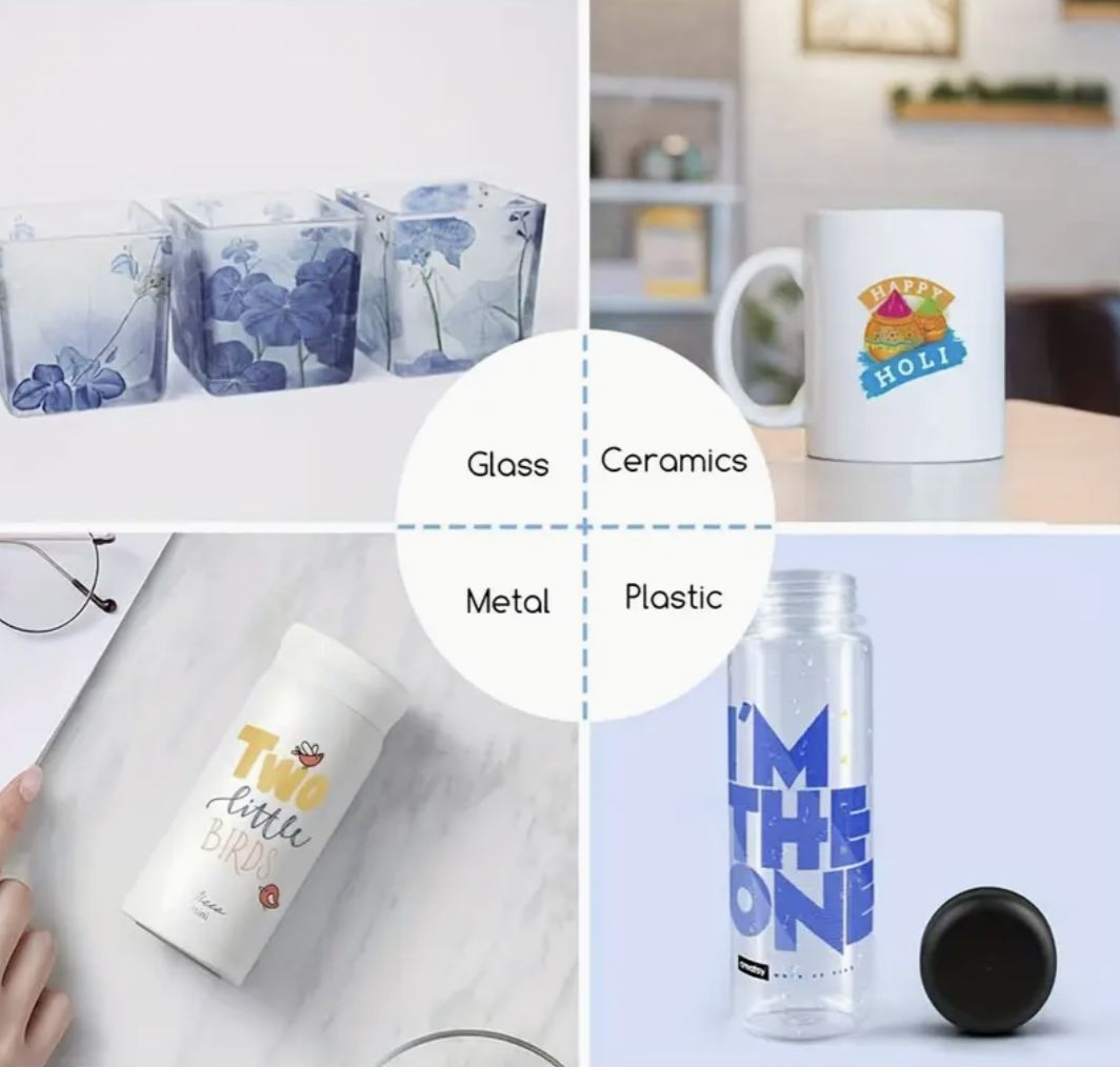 Transparent Water Slide Transfer Paper - Just Colours - 10 Sheets