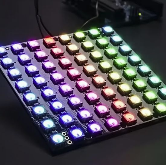 WS2812 Full Color Circular LED Module (64-bit LED Beads)