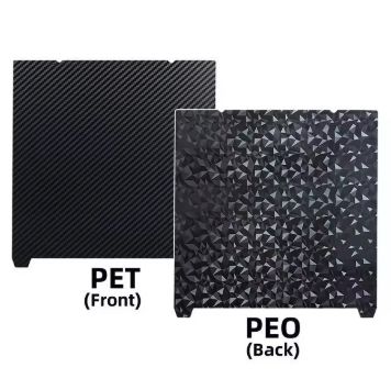 Dual Carbon Build Plate - 235x235mm - PEO+PET