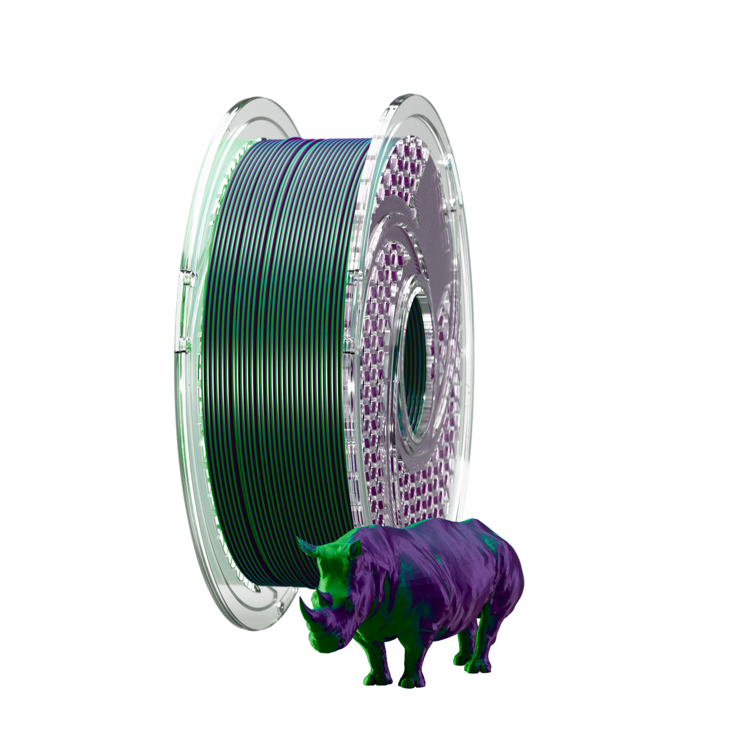 SA Filament Dual Silk PLA 750g (1.75mm) Mystic Forest - Dark Green &amp; Indigo Purple
