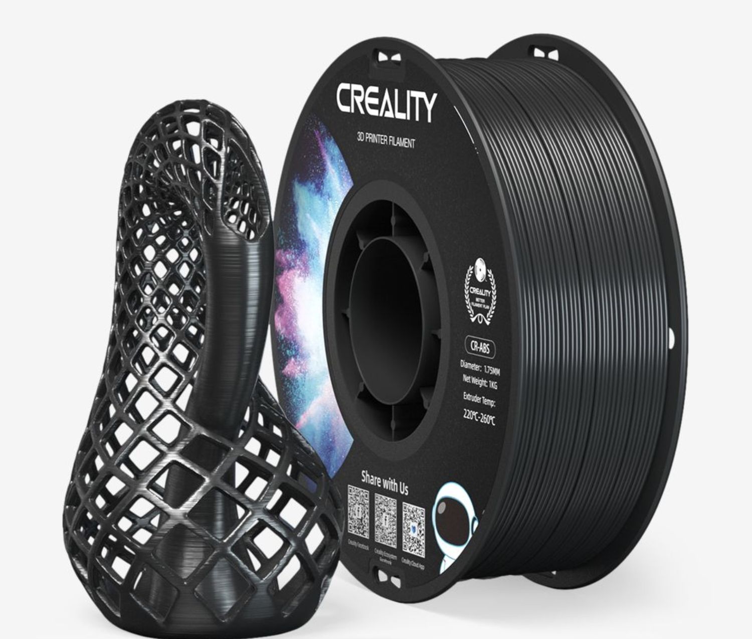 Creality ABS Filament Black 1Kg