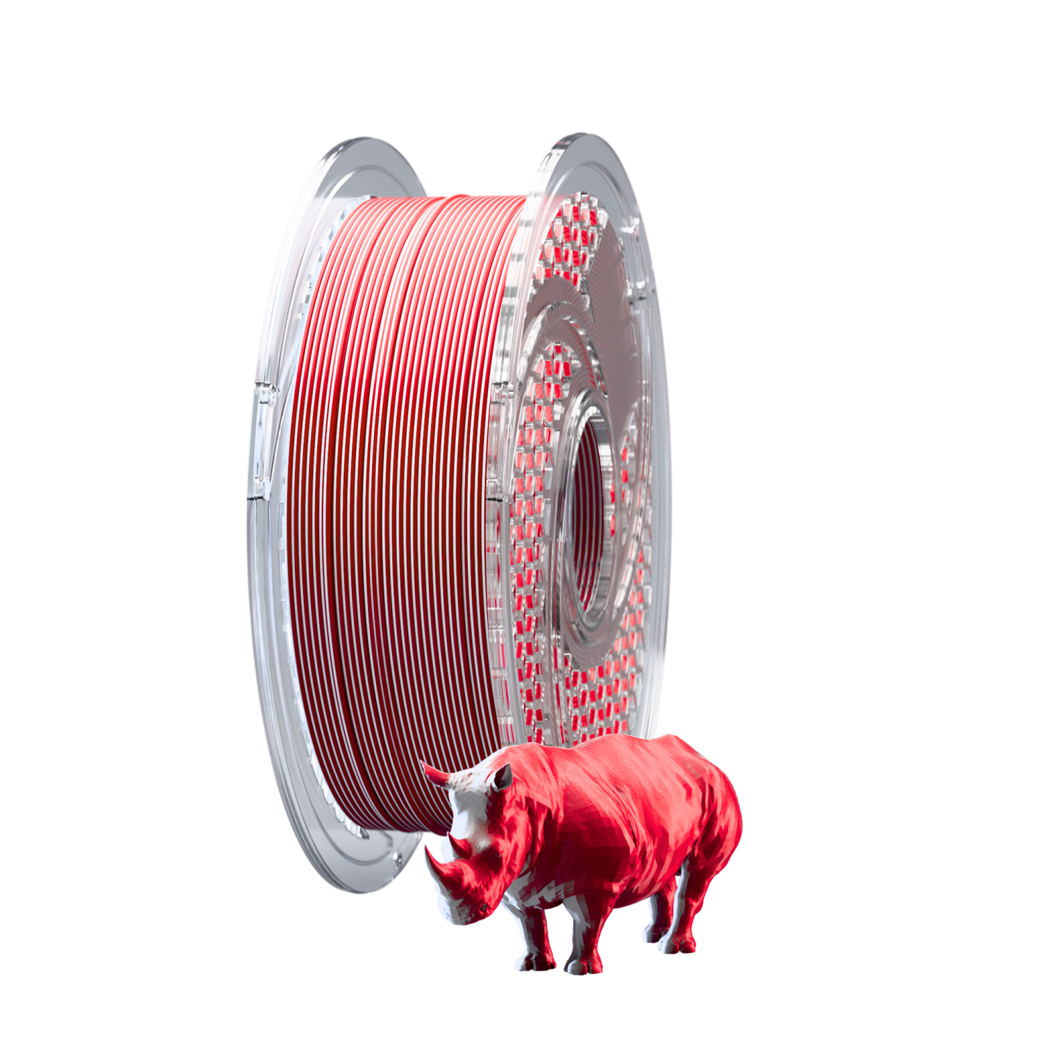 SA Filament Dual Silk PLA 750g (1.75mm) Candy Cane -  Gloss White  &amp; Merlot