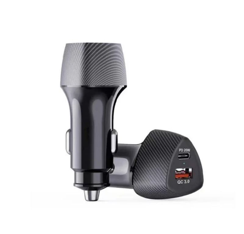 Car Charger Kit Dual Output Type-C And USB