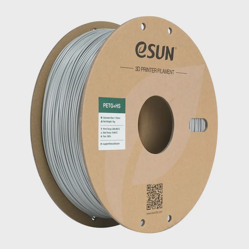 eSun PETG Highspeed - Solid Silver - 1.75 - 1kg Filament