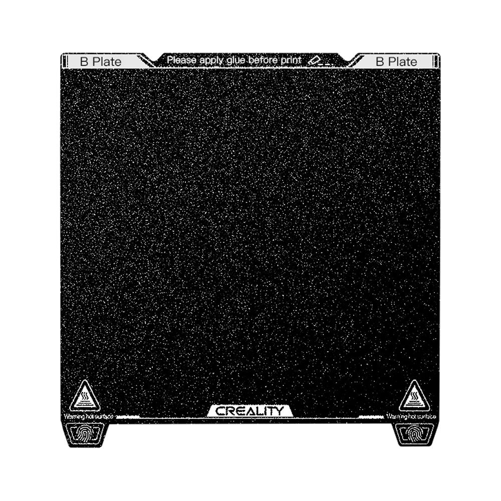 Creality K1 Max PEI Build Plate 315x310mm – Durable 3D Printer Bed (No‑Magnetic Sticker)