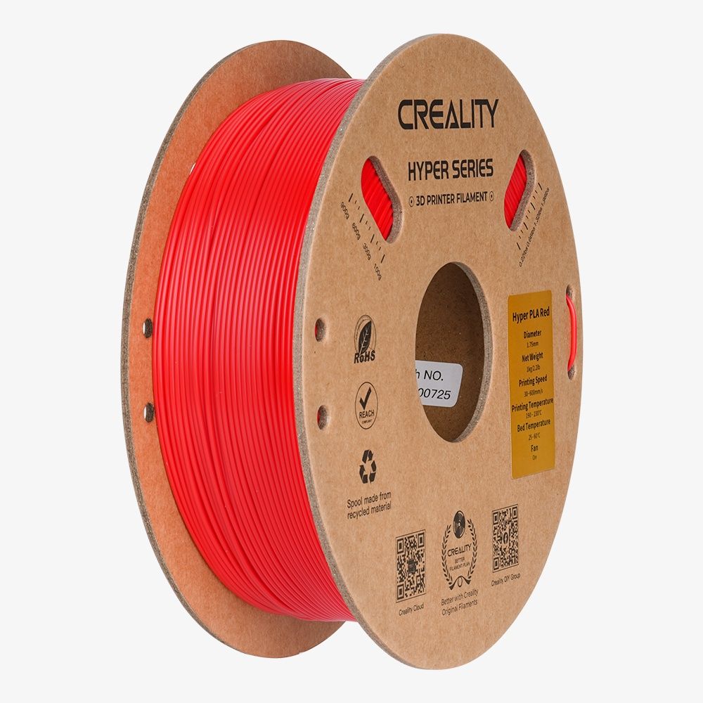 Creality Hyper PLA High-Speed Red Filament 1Kg
