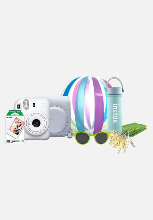 Instax Mini 12 Camera Festive Kit - Clay White