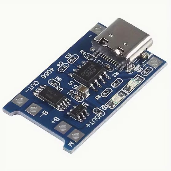 TP4056 5V 1A 18650 Lithium Battery Charging Board - USB C