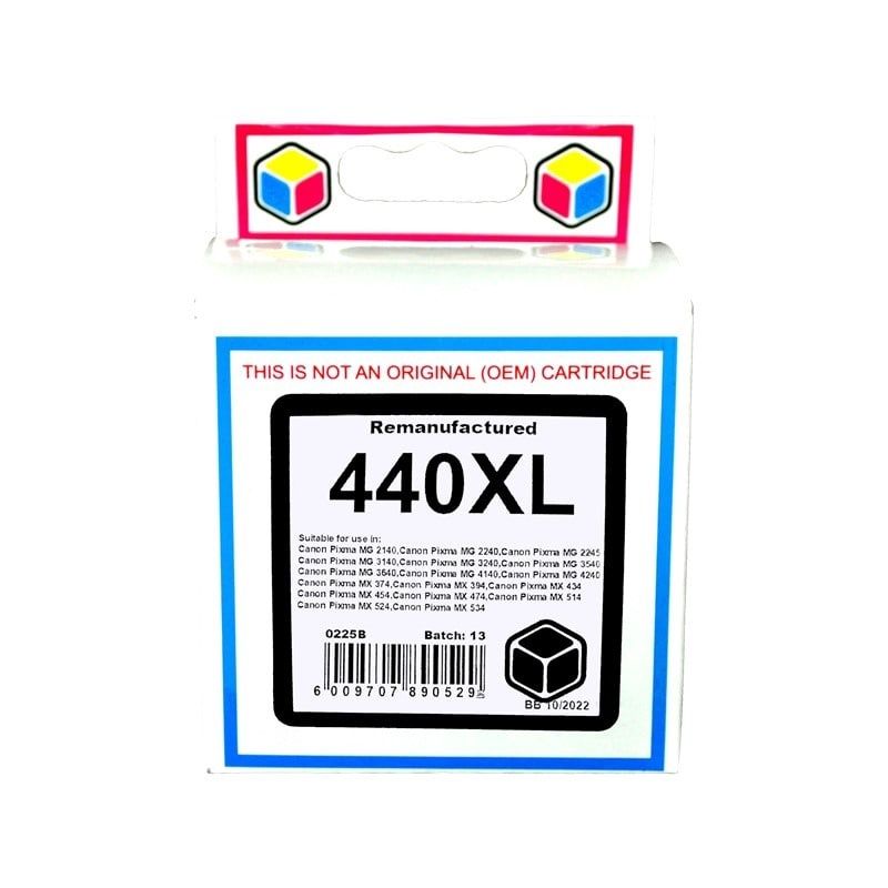 Canon PG 440 XL Black Ink Remanufactured