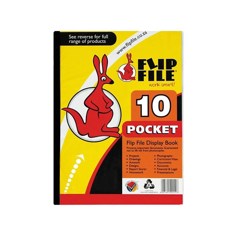 Flip File A4, Quantity: 10 Pocket