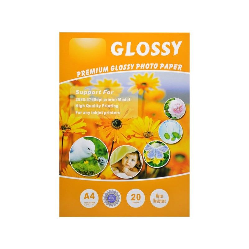 Photo Paper Trink, Quantity: Pack of 20, Size: A4 Glossy
