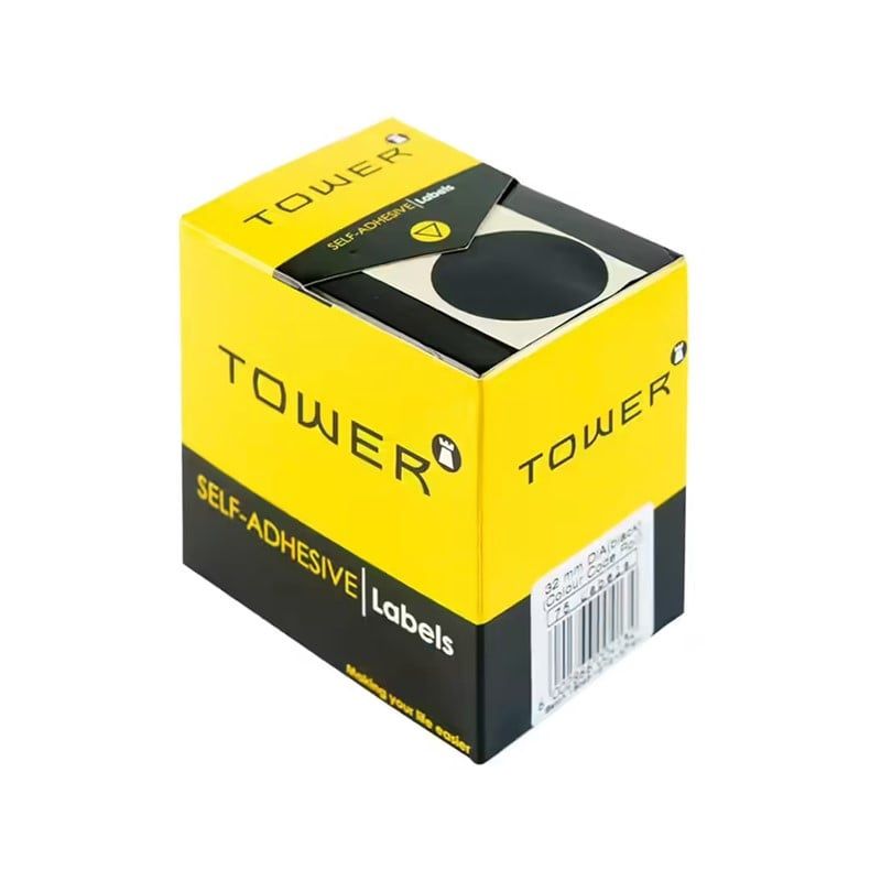 Tower Colour Code C32 Rolls, Colour: Black