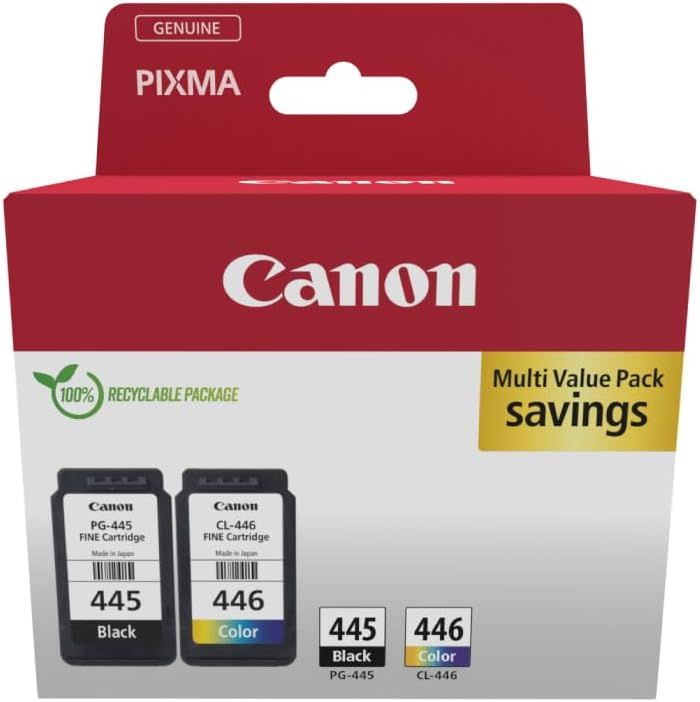 Canon PG 445 + 446 Ink Original Multipack