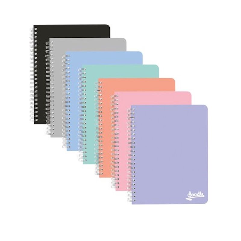 Doodle Wiro Note Book 60 Sheet, Colour: Pastel Pink, Size: A5