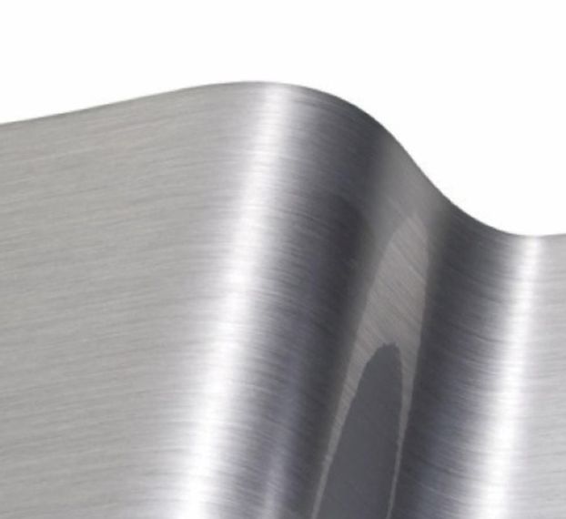 Nekoosa Vinyl 300x500mm, Colour: Brushed Silver