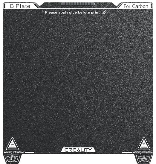 K1C PEI Build Plate（Without soft magnetic sticker ）(Textured)