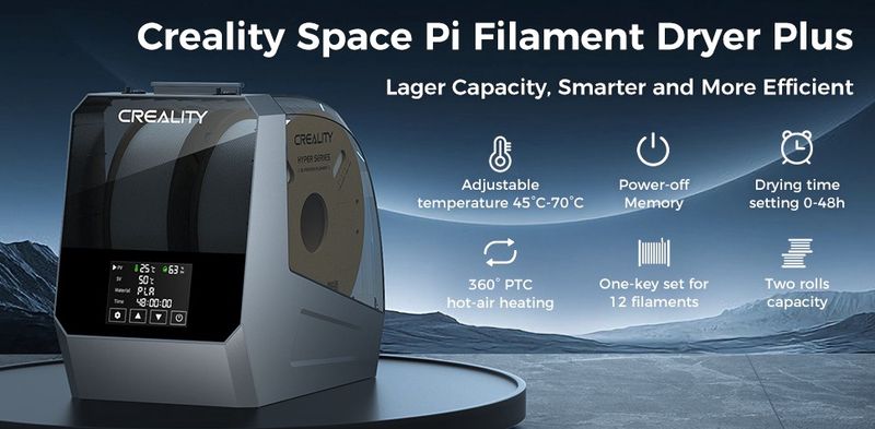 Creality Space Pi Filament Dryer Plus - Double Roll Dryer