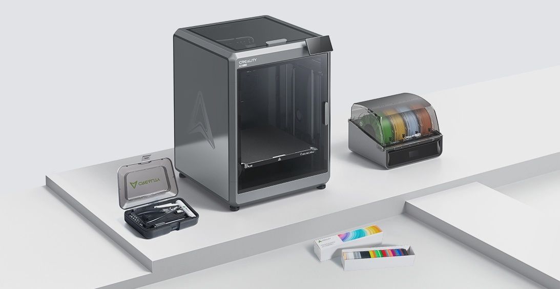 Creality K2 Plus Combo 3D Printer – Large-Format CoreXY with CFS Multicolor System, AI Cameras, and Heated Chamber