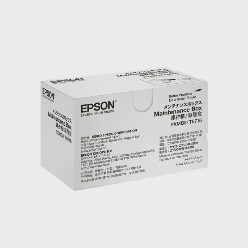 Epson T6716 Original Maintenance Box - C13T671600 - For Epson WF-C5290, WF-C5790, WF-M5299, WF-M5799