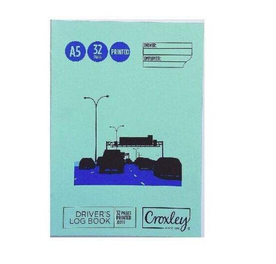A5 Soft Cover Drivers Log Book - 32pg