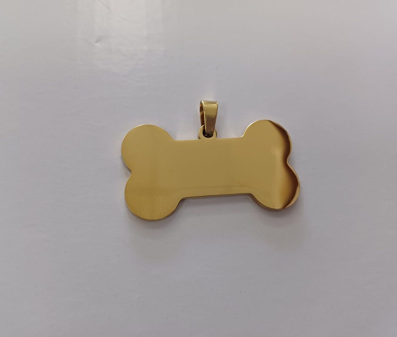 Metal Dog Tags - Engraving - Large, Colour: Gold