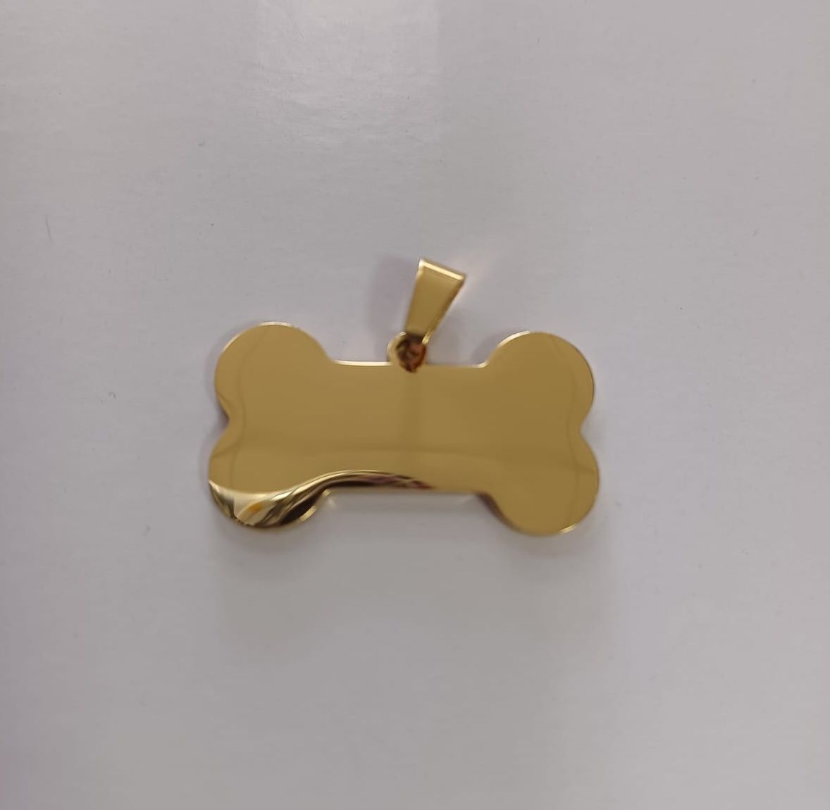 Metal Dog Tags - Engraving - Small, Colour: Gold