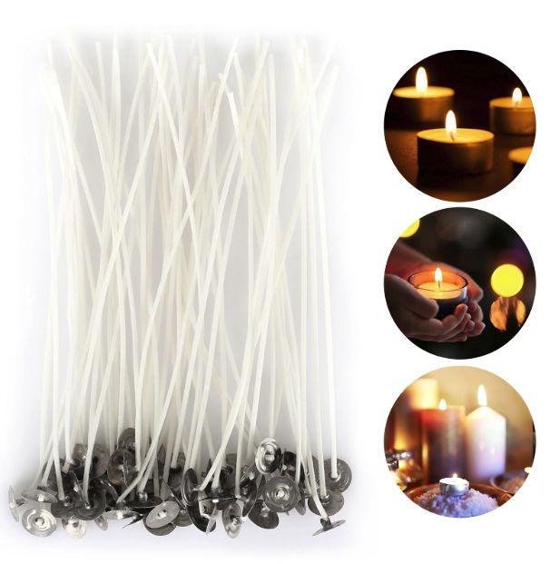 Candle Wicks - 50 pack, Size: 12cm