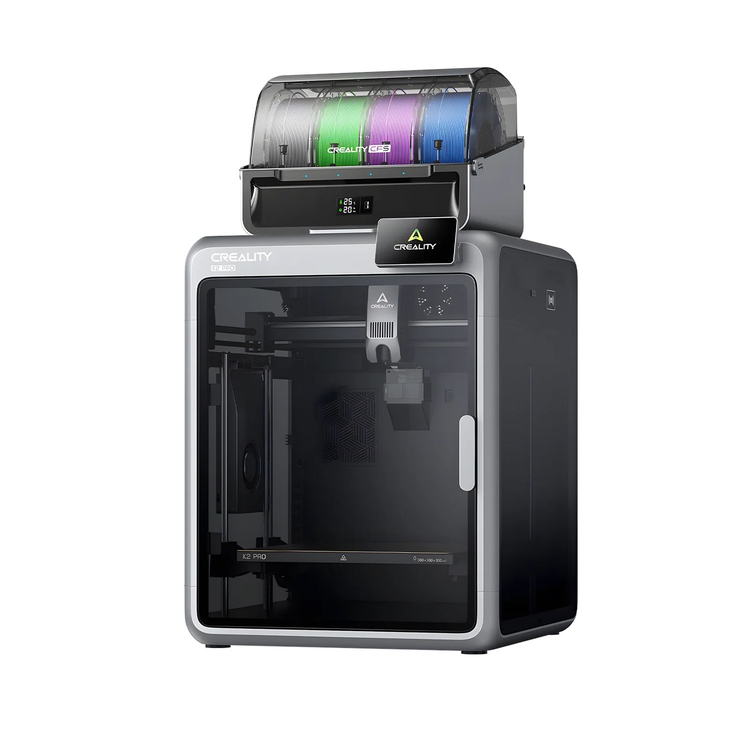 Creality K2 PRO Combo 3D Printer – High-Speed CoreXY with CFS Multicolor System and AI Cameras (300×300×300 mm)
