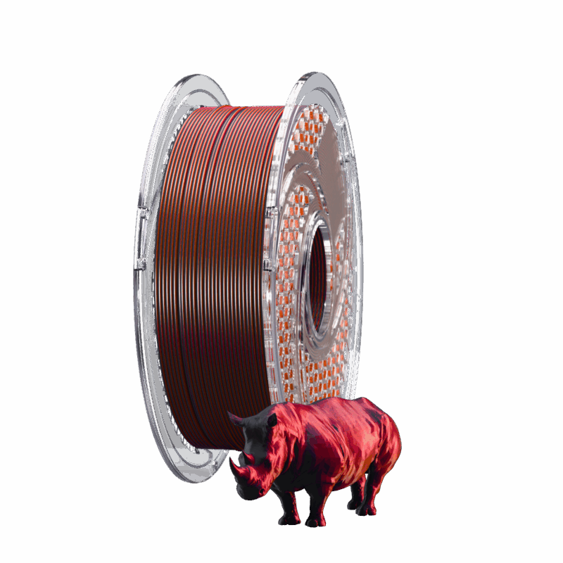 SA Filament Dual Silk PLA 750g (1.75mm) Smokey Wine