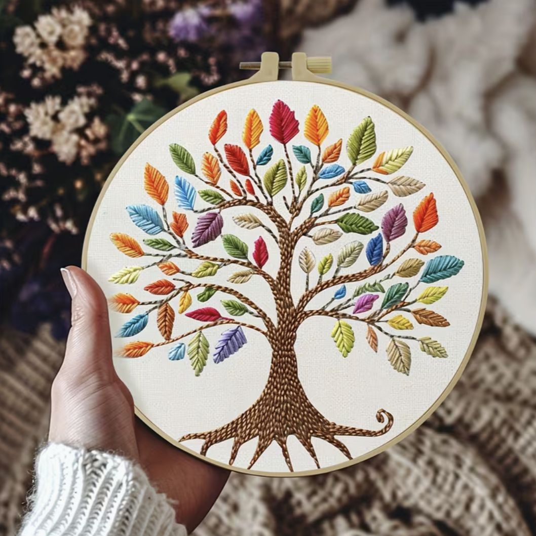 DIY Embroidery Kits, Type: Tree of Life