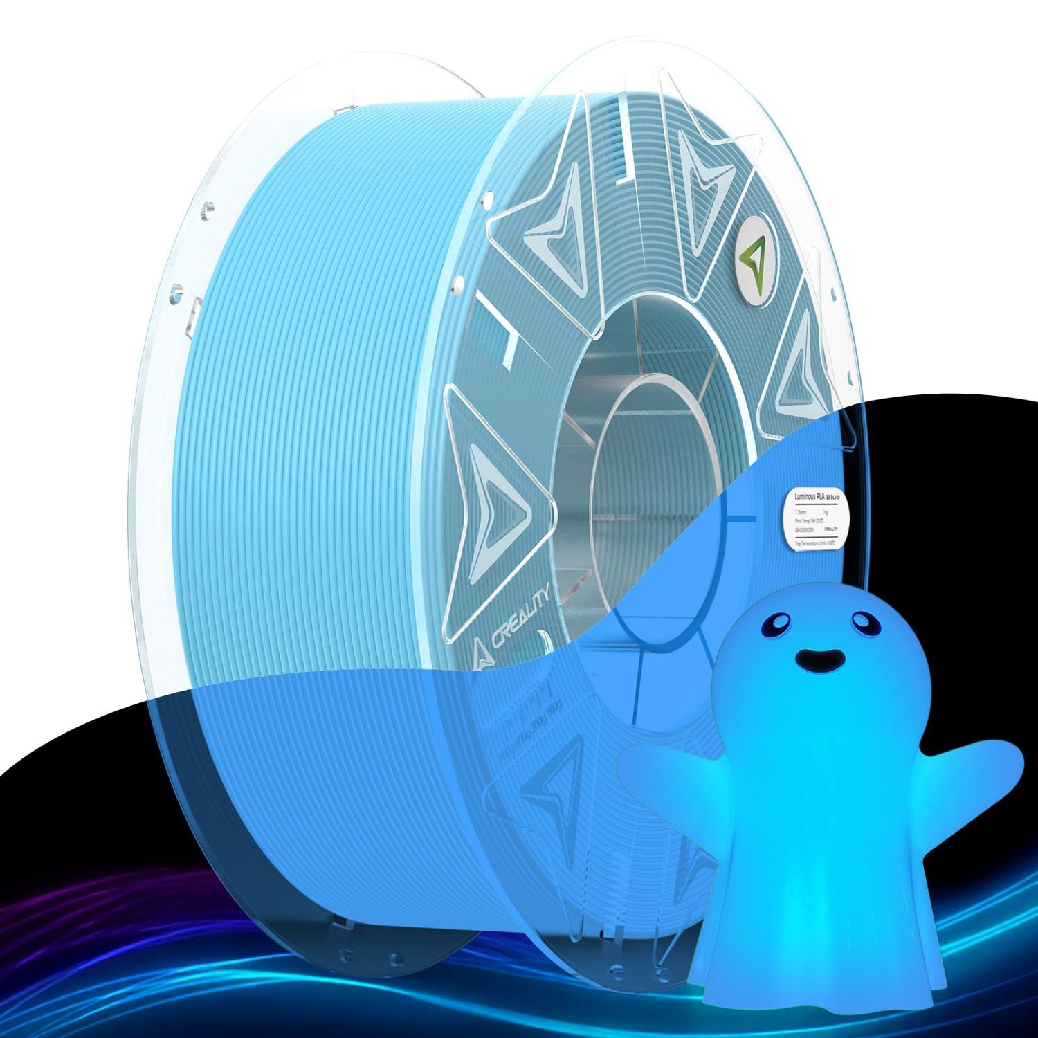 Creality Hyper Luminous PLA Blue -Glow in the Dark - 1KG