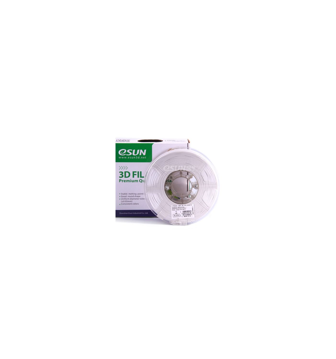 eSUN ABS Filament - 1.75mm White