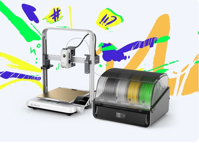 Creality Ender-3V4 Combo 3D Printer with CFS 220x220x235 500mm/s