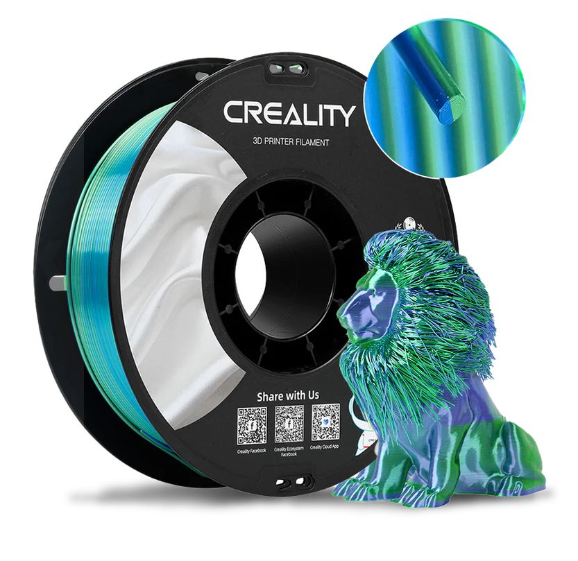 Creality Dual Silk Filament Blue Green - 1kg