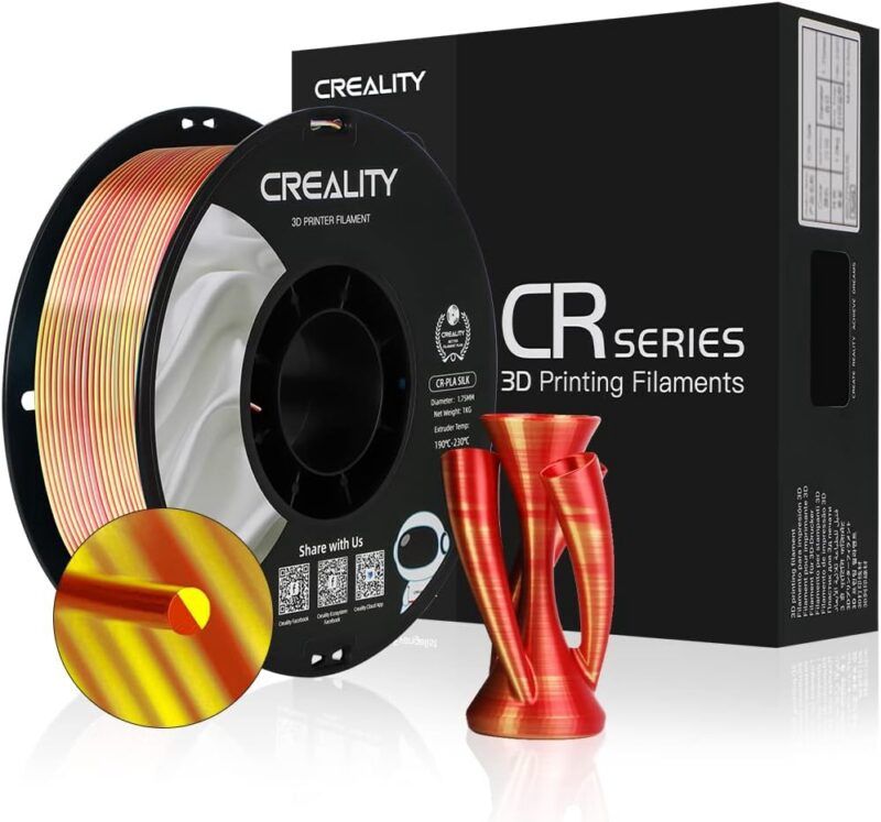 Creality Dual Silk Filament Golden Red - 1kg