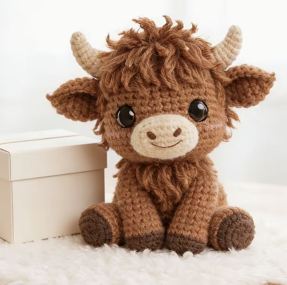 DIY Crochet Kit - Highland Cow