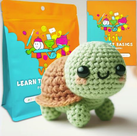 DIY Crochet Kit - Cute Turtle