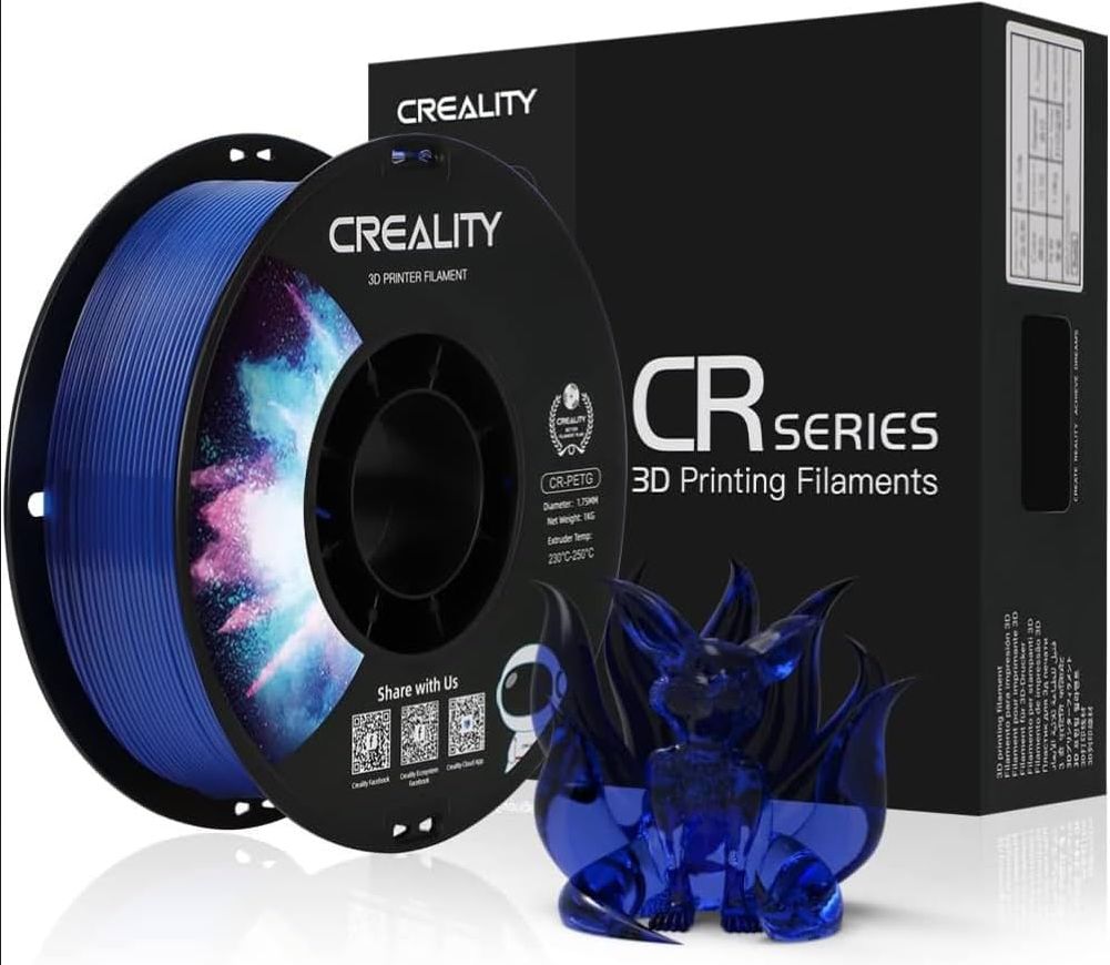 Creality PETG Filament Transparent Blue - 1kg