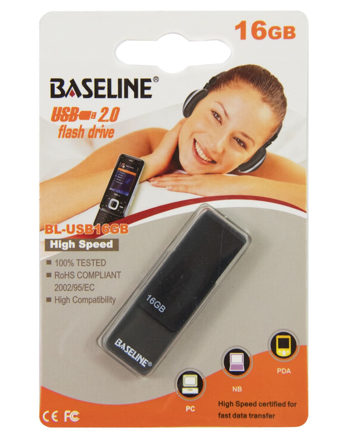 Baseline USB 16gb Flash Drive