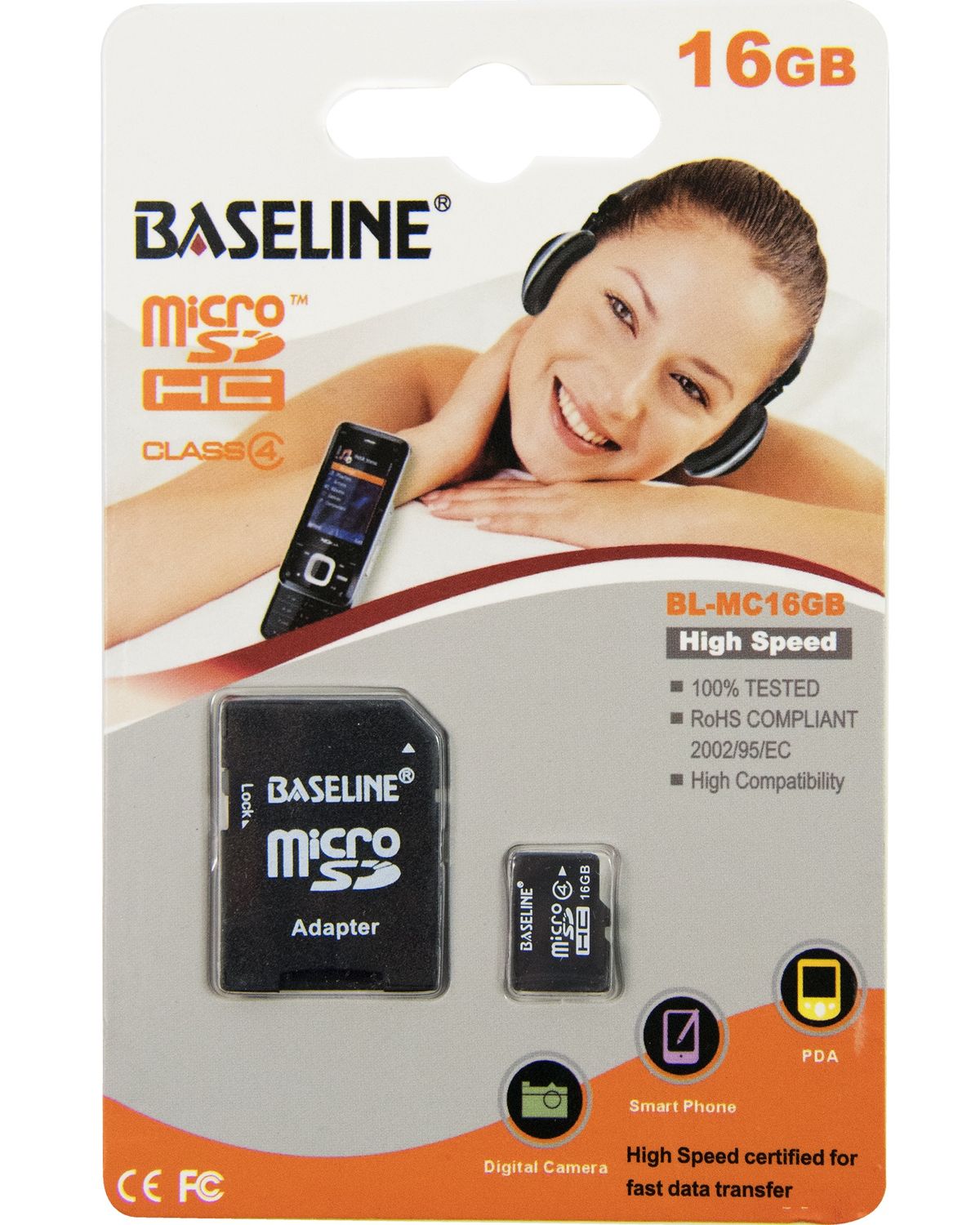 Baseline 16GB Micro SD + Adaptor