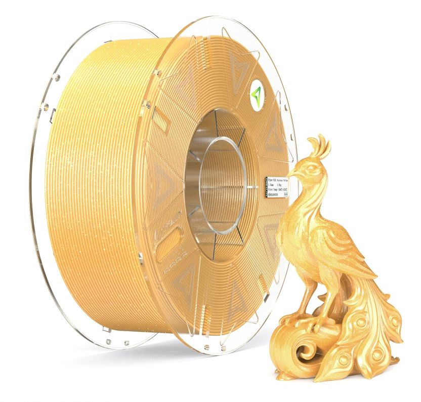 Creality Hyper PLA RFID Stardust Sparkle Yellow 1Kg